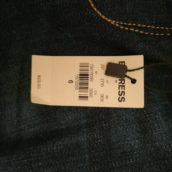 Express Jeans Ankle Legging Dark Blue Denim 6 NWT - Picture 11 of 11